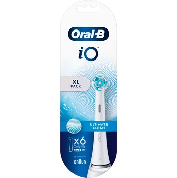 Elektrický zubní kartáček 6x Hlavice pro elektrický zubní kartáček Oral-B iO Ultimate Clean White