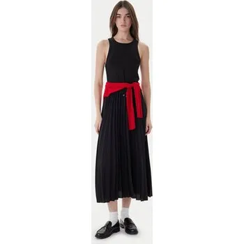 Dámské šaty Tommy Hilfiger Každodenní šaty WW0WW39342 Černá Regular Fit XL