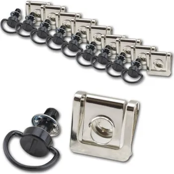 Nářadí na motocykly HS MOTO - Německo Rychloupínáky kapotáže krátké nerez nebo černé barva: černá