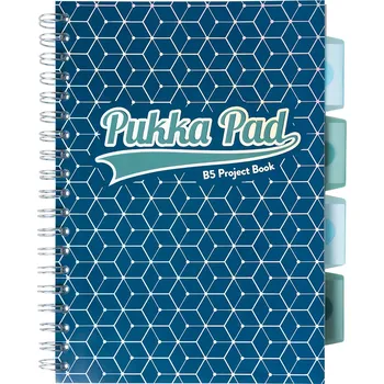 Sešit B5 s linkami Pukka 100 listů