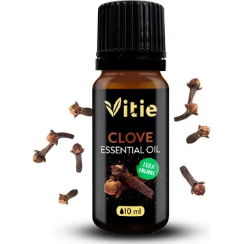 Vůně do bytu BIO 100% Esenciální olej Hřebíček, 10 ml, Vitie