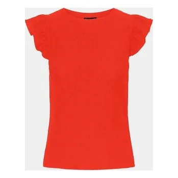 Dámská halenka Pieces halenka s krátkým rukávem střih klasická velikost L