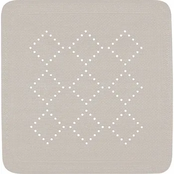 Protiskluzová podložka Spirella 55 x 55 cm, Béžová kolekce Alaska, Podložka