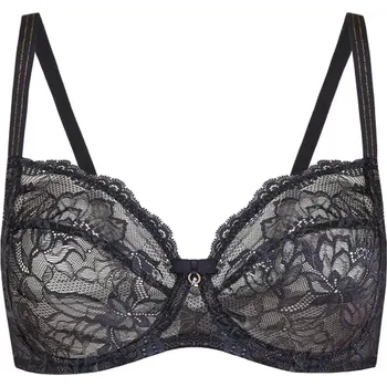Souprava dámského spodního prádla Dámská krajková podprsenka Marc&André W25-0651 grafit velikost 75F