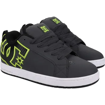 Pánské tenisky boty DC Court Graffik - Grey/Black/Green 42.5