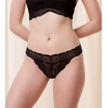 Kalhotky Triumph Lift Smart Highleg Brazilian EX - BLACK - TRIUMPH BLACK - TRIUMPH L