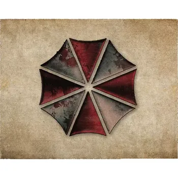 Plakát Sablio Plakát Resident Evil Umbrella Corporation Vintage - 60x40 cm