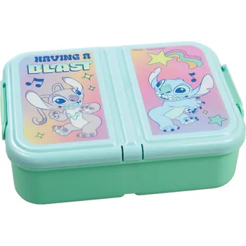 Party nádobí Svačinový dělený box Disney Stitch