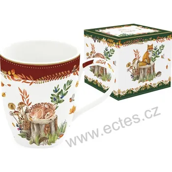 Easy Life FOREST DREAM hrnek lesní zvířátka a listí 350ml