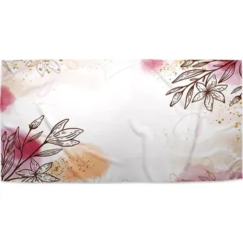 Osuška Sablio Ručník Jarní akvarel - 50x100 cm