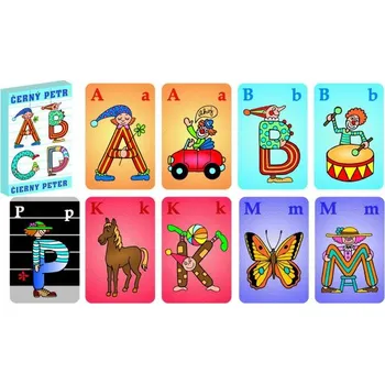 Karetní hra AKIM Karty Černý Petr - Abeceda 596732