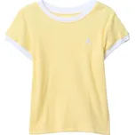 Dívčí tričko GAP RINGER 12-18M Žlutá, Bílá