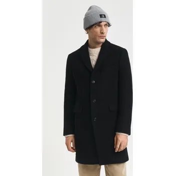 Dámský kabát KABÁT GANT CLASSIC WOOL COAT EBONY BLACK
