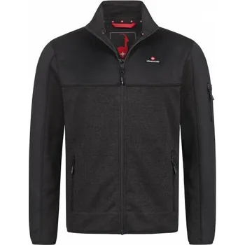 Pánská softshellová bunda Pánská softshellová bunda HOHENHORN NAURUN 4xl Tmavě šedá, Černá