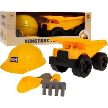 autíčko Stavební vozidlo s helmou Ramiz ZAU.LC46 + příslušenství