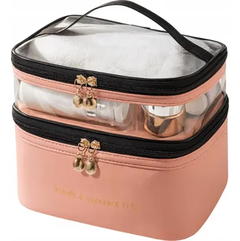 Kosmetická taška Kosmetická taštička Zzato Zorganizowany Dom Cestovní růžová