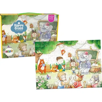 Puzzle Puzzle Škola pro zvířata 100 dílků