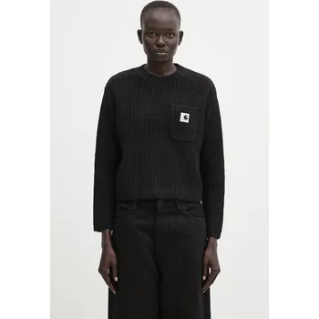 Dámský svetr Svetr z vlněné směsi Carhartt WIP W' Mira Sweater dámský, černá barva, I035382.89XX, L, 99X