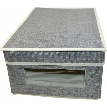 Úložný box Krabice s víkem v odstínech hnědé a béžové