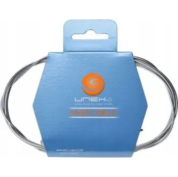 Lanko pro jízdní kolo Brzdové lanko UNEX 1.5x1700mm, pozinkované