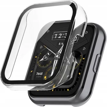 Pouzdro na mobilní telefon 2v1 POUZDRO + TVRZENÉ SKLO pro Realme Watch 2 Pro CASE Kryt Obal