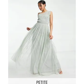 Dámské šaty ANAYA PETITE ŠALVĚJOVÉ TYLOVÉ ŠATY MAXI (36)