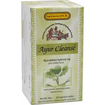 Čaj Ayur Cleanse čaj, 20 sáčků, Siddhalepa