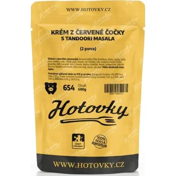 Hotové jídlo Hotovky Krém z červené čočky s tandoori masala 2 porce