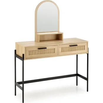 Toaletní stolek Halmar Toaletní stolek CARMEN Přírodní/Černá