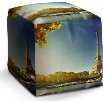 Taburet Sablio Taburet Cube Paříž: 40x40x40 cm