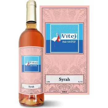 Víno Sablio Růžové víno Vítej na světě: 0,75 l