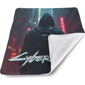 deka Sablio Deka pro miminko Cyberpunk 2077 Pohled do města - 80x100 cm