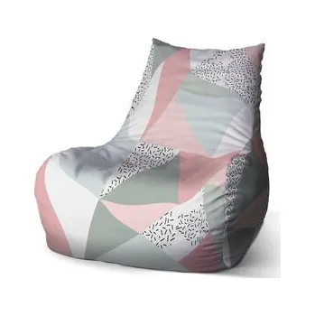 Obývací pokoj Dětský sedací vak Bean Obrazce v něžných barvách: 60 x 70 x 70 cm