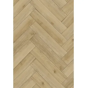 Obklad Mexen Charter Oak vinylové panely rybí kost 570 x 95 mm LVT Dryback 2,5 mm, podklad PVC, 4 V-spára, Dub Vinylové panely