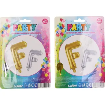 Balónek W-Balónek nafuk. písmeno F 596319
