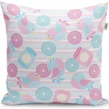 Polštář Sablio Polštář Roztomilí ptáčci - 40x40 cm