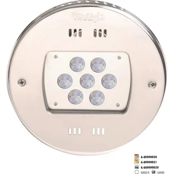 Bazénové osvětlení LED Světlo Hugo Lahme - Denní bílá 6000 K; 24 V; 28 LED, Ø 270 mm, červený bronz, pro fóliové a keramické bazény