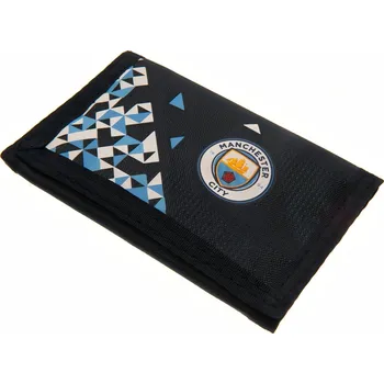 MANCHESTER CITY FC Peněženka Manchester City FC, trifold, tmavě modrá, kapsa na mince