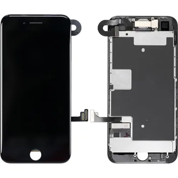 Premium kompletně osazený LCD displej bez tlačítka Home Button pro iPhone 8 / SE (2020) - černý