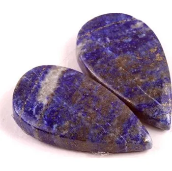 Přírodní kámen Kabošony páry Lapis Lazuli č.P745 (24x14x5mm)