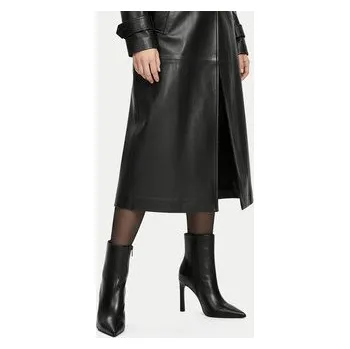 Dámské kozačky Polokozačky Eva Minge EO-ZAIN-1 Černá 41