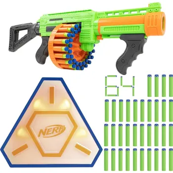 Dětská zbraň Dart Zone Villainator 63870 + Elektronický terč Nerf Flash Strike