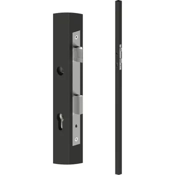 Stavební profil profil 40 x 40 x 1,5 mm se zámkem, délka 2 m - profil 40 x 40 x 1,5 mm, délka 1,5 m nebo 2 m, zapuštěný zámek s roztečí 90 mm, vhodné pro rám brány, branky