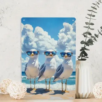 Plechová cedule BAF 2D Dřevěná cedule Racci 30 x 20 cm