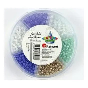 Set školních potřeb Koraliki plastikowe 3mm 6 kolorów