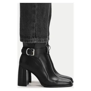 Dámské kozačky Badura Polokozačky EO-VIV-1 Černá 37