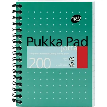 Eurocom Spirálový blok A6/100l Metallic ,balení 3 ks 597198