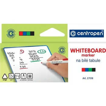 Náplň do psacích potřeb centropen Popisovač CENTROPEN 2709 Whiteboard - sada 4 ks 597968
