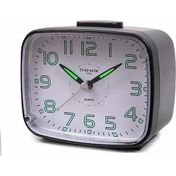 Budík Analogový budík Timemark Černá Klasický (12 x 9,5 x 6,5 cm)