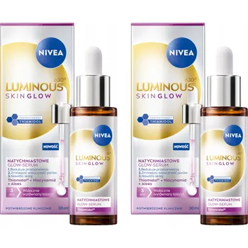 Pleťové sérum NIVEA LUMINOUS630 SKIN GLOW Okamžité Rozjasnění - Pleťové sérum 30 ml x2